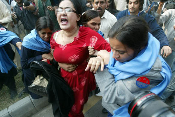 protests in Pakistan
