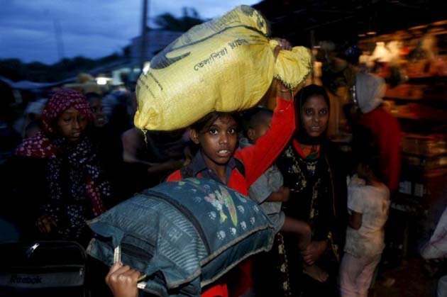 People are evacuated