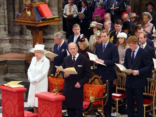 A thanksgiving service