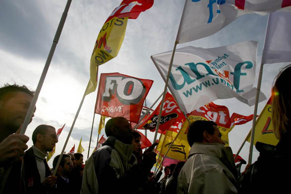 strikes in France