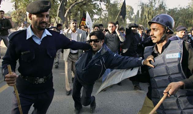 A journalist is arrested