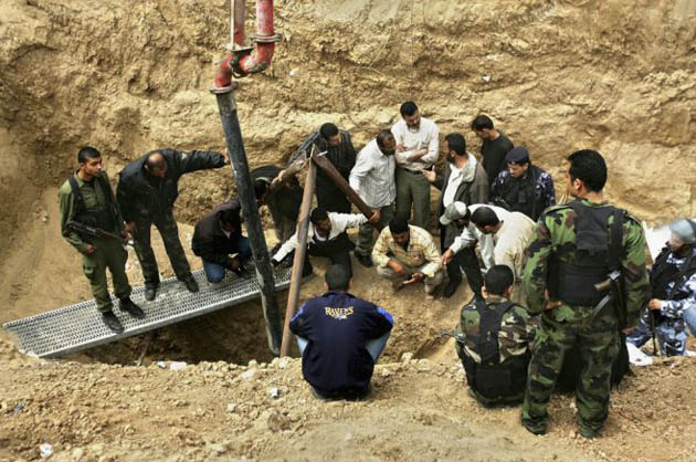 Tunnels under Gaza