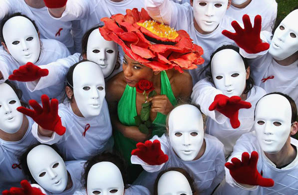 preparation for World Aids Day 2007