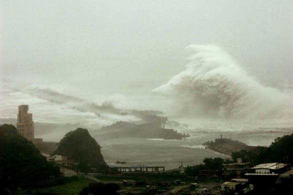 typhoon in Asia