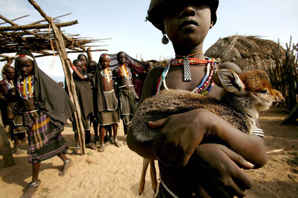 A boy from the Elbore tribe