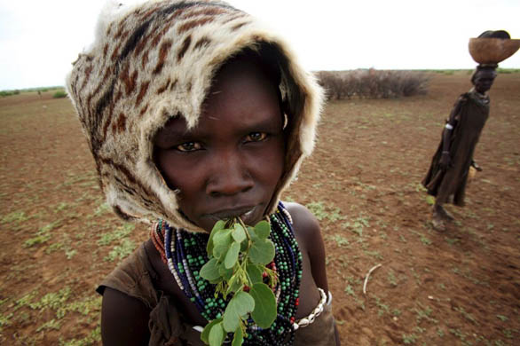 A female member of the Geleb tribe