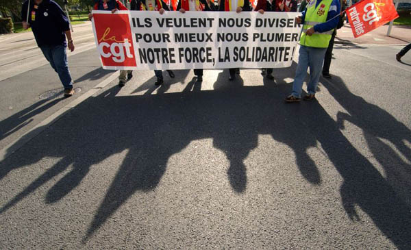 strike in France
