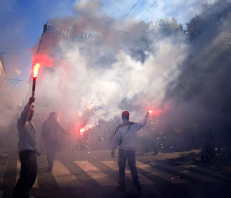 strike in France