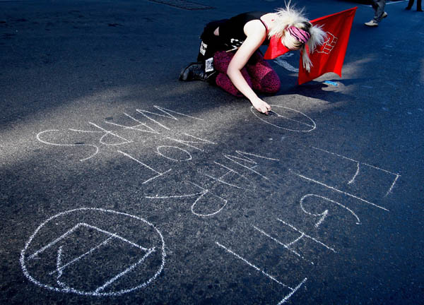 Melbourne Bush protest