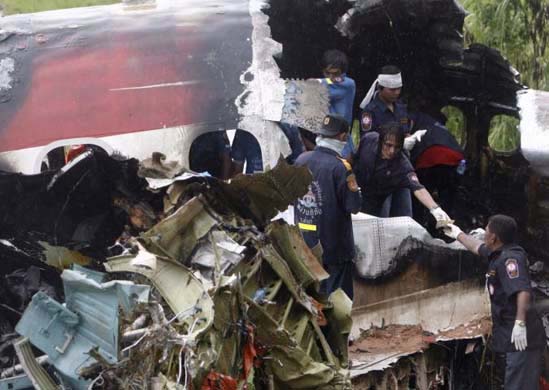 plane crash in Thailand