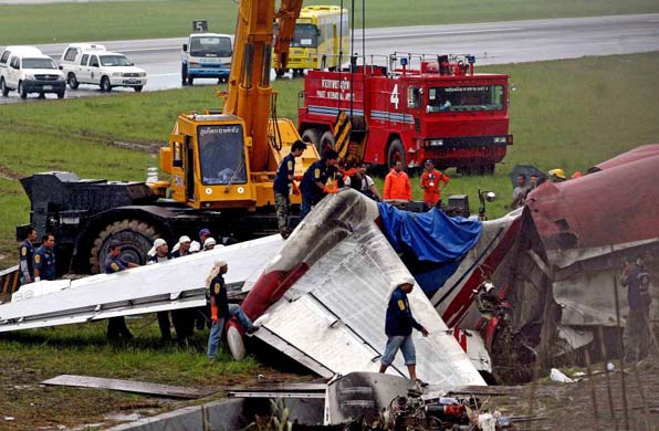 plane crash in Thailand