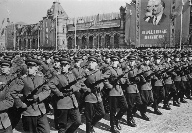 Moscow May military parade