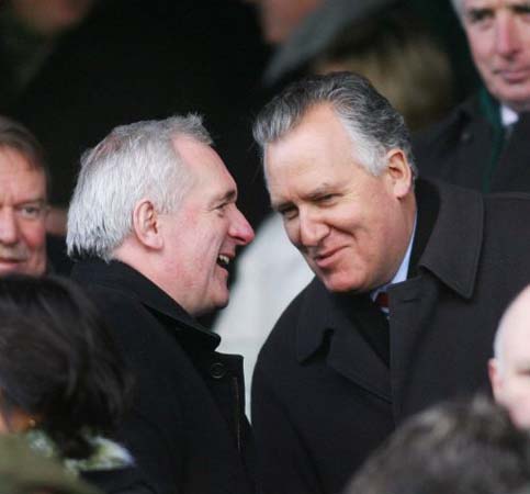 Peter Hain at the Six Nations Rugby match