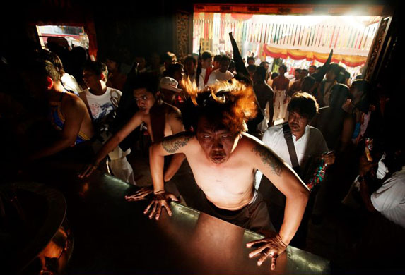 Annual vegetarian festival in Phuket