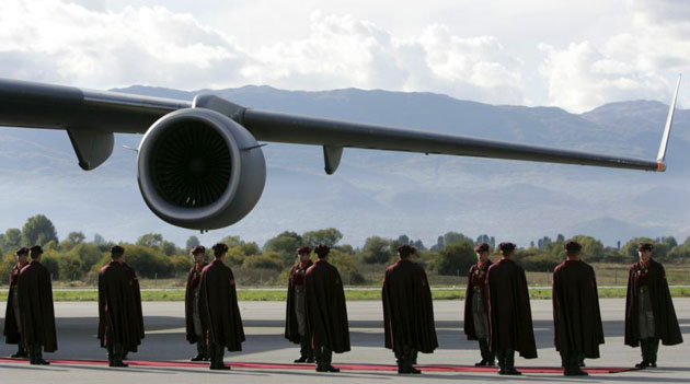 Macedonian guard of honour