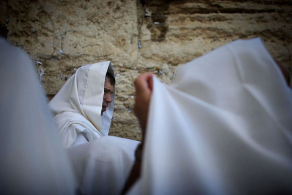 Blessing of the Priests ceremony  at the Western Wall 