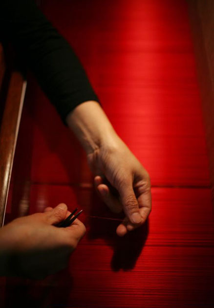 Weaving Yunjin  or Cloud Brocade in China 