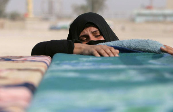 Mass burial in Karbala