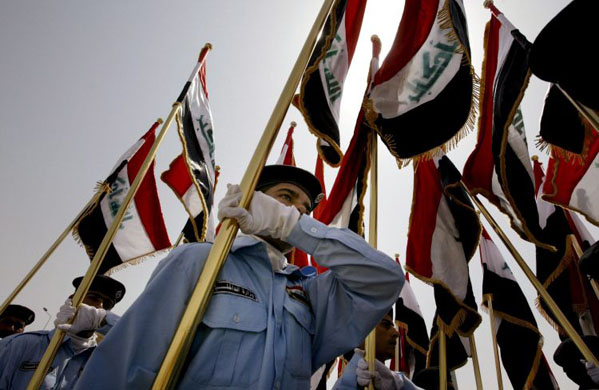 Security handover in Anbar province, Iraq