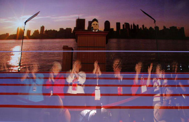 Giuliani speaks at republican convention 