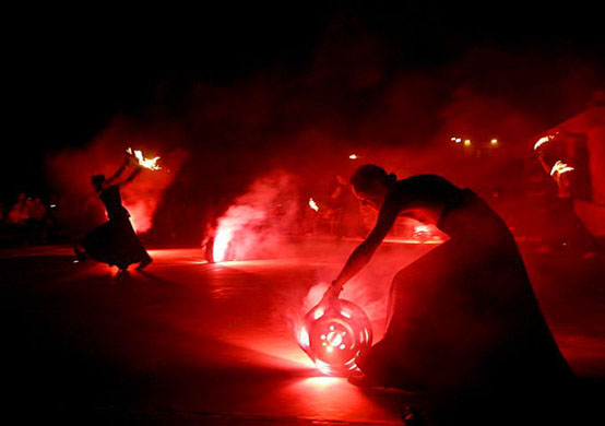 Ramadan celebrations in gaza city 