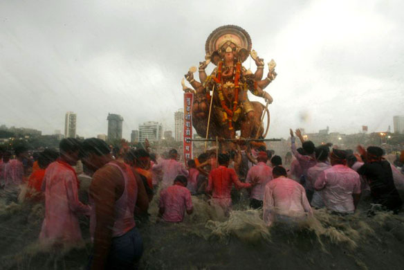 Ganesh festival in Mumbai 