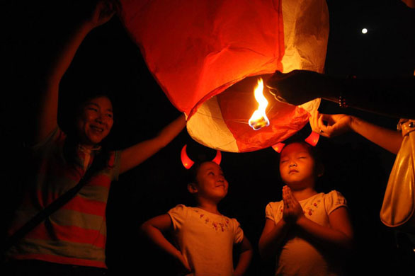 Moon festival in China