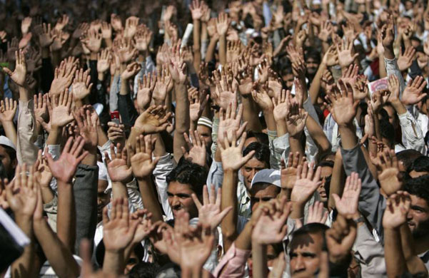 anti-Indian protest  in KAshmir