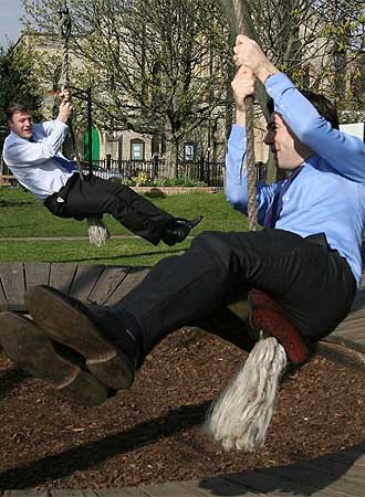 Burnham and Balls on the swing