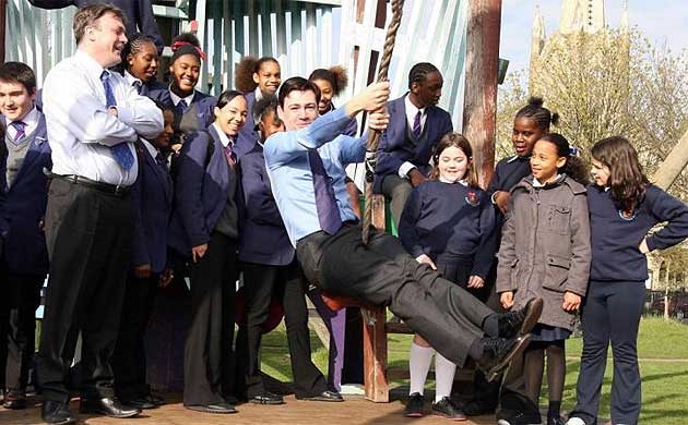 Burnham on the swing