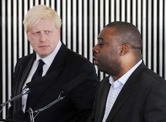 Boris Johnson and Ray Lewis