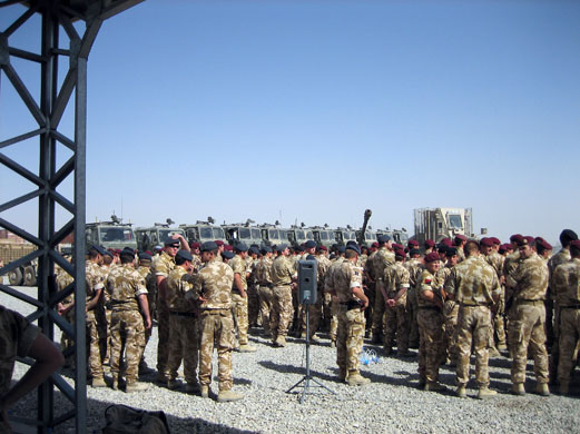 Gordon Brown in Afghanistan