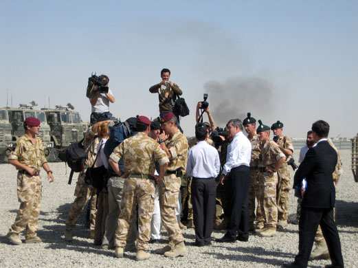 Gordon Brown in Afghanistan