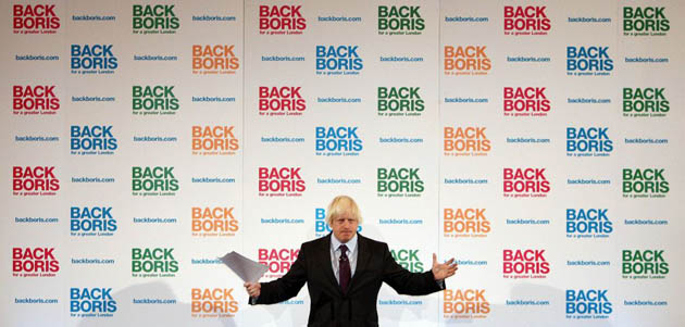 Boris Johnson addresses campaign supporters