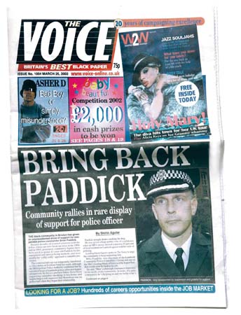 Brian Paddick pieces of me the voice