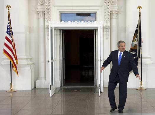 President Bush dances