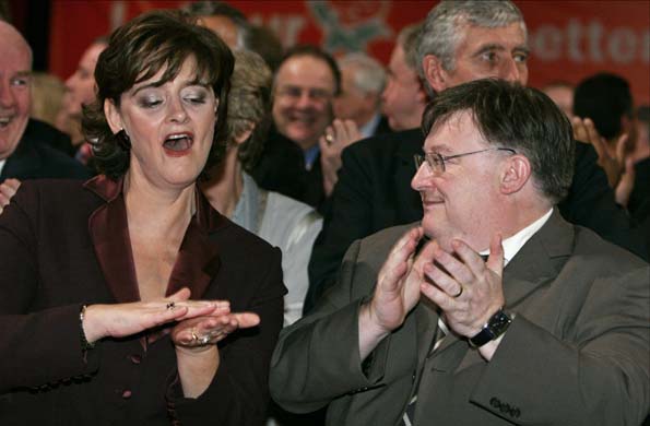 Cherie Blair dances