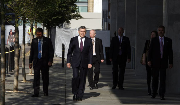Day one of the 2008  Labour Party conference in Manchester