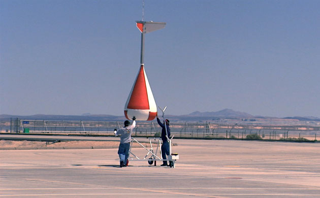 Drop weight containing radar system