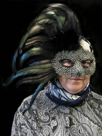 An Afghani refugee exploring identity through masks