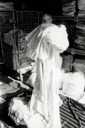 West London linen hire warehouse  worker