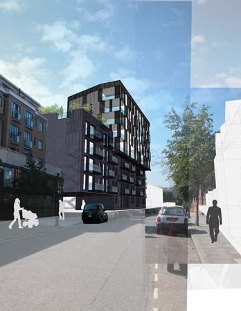 New housing development, London