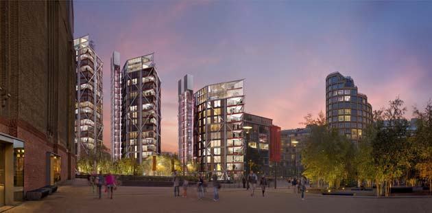 New housing development, London