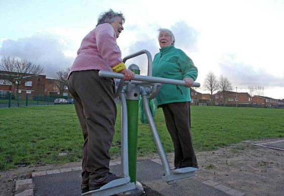 Pensioner's playground in Blackley