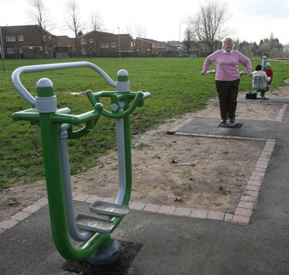 Pensioner's playground in Blackley