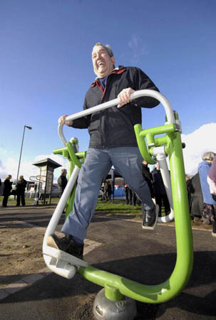 Pensioner's playground in Blackley