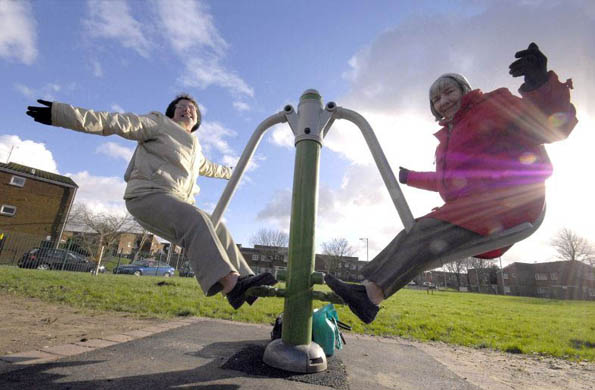 Pensioner's playground in Blackley