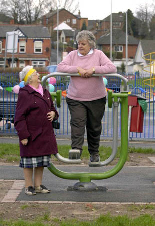 Pensioner's playground in Blackley
