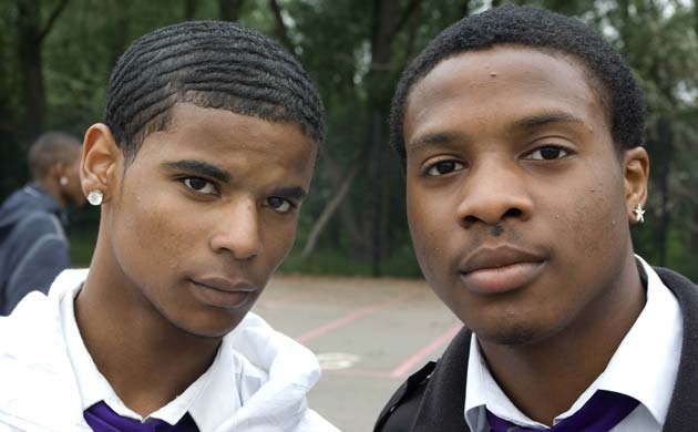 Boys in the playground