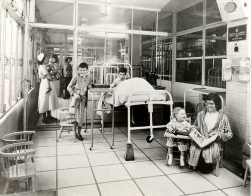 Children's ward at Addenbrooke NHS hospital